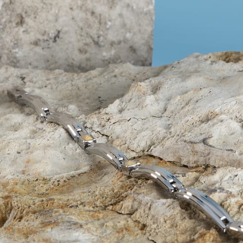 Morellato Bracciale Semirigido con Elementi Gold