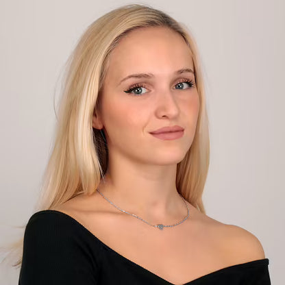 La Petite Story Collana Con Cuore e Zircone