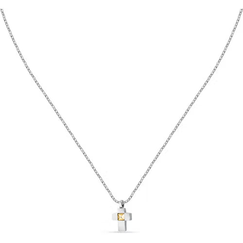 Morellato Collana con Croce e Dettaglio Dorato