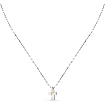 Morellato Collana con Croce e Dettaglio Dorato