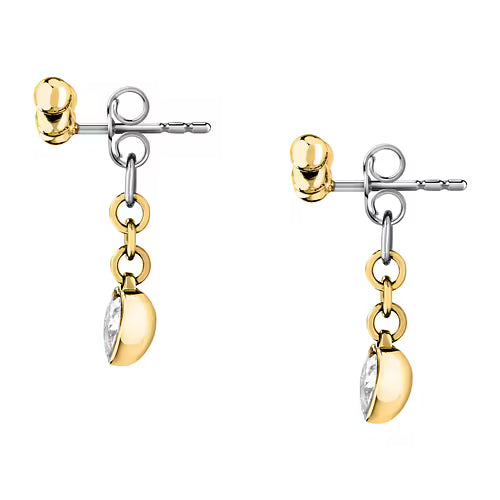 Morellato Orecchini Pendenti Bicolor con Cuori