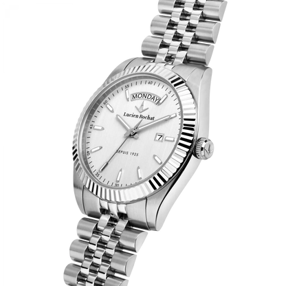 Lucien Rochat Orologio Da Uomo Bienne Silver