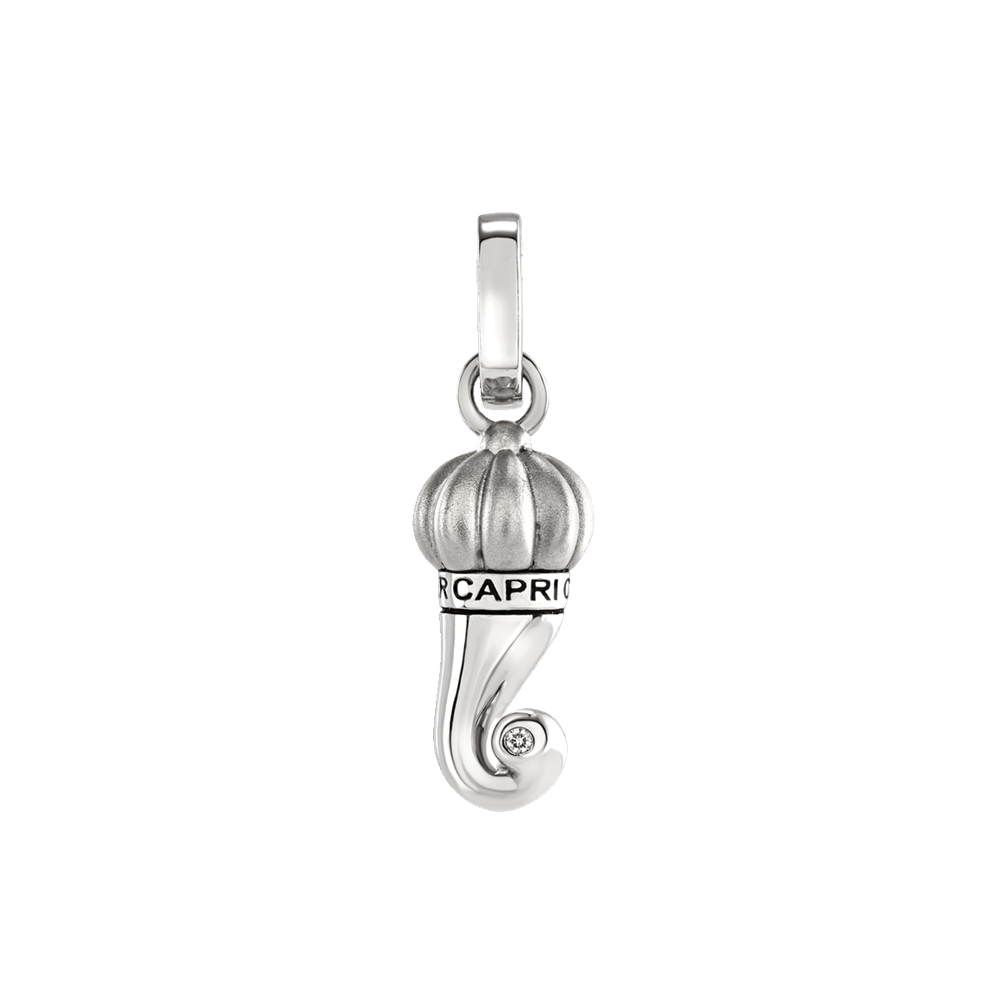 Chantecler Et Voilà Ciondolo Corno In Argento e Diamante