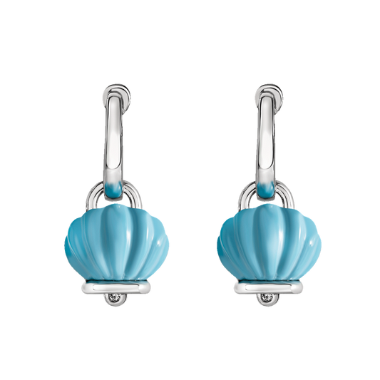 Chantecler Et Voilà Orecchini Campanella Capriness Conchiglia Turchese