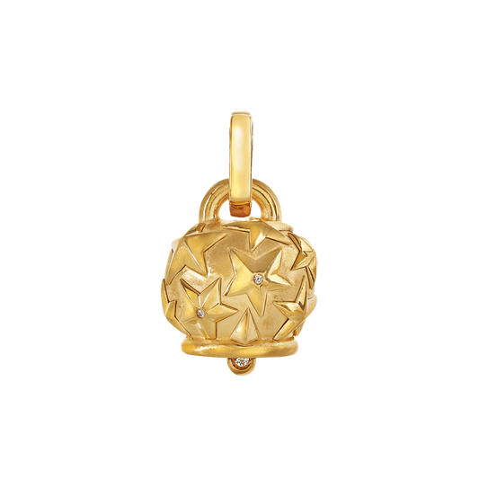 Chantecler Et Voilà Campanella Argento Dorato Con Stelle