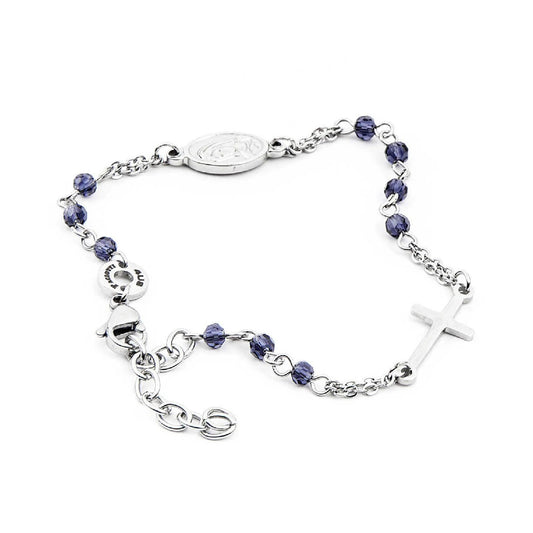 Cesare Paciotti Bracciale Uomo Tennis Con Cristalli Neri