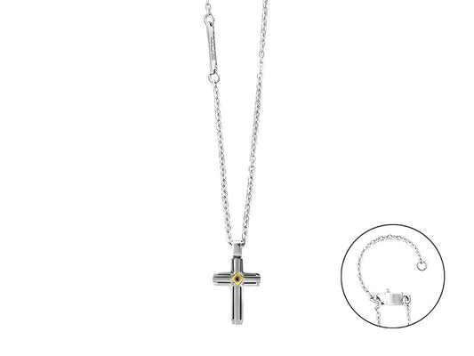 Cesare Paciotti 4US Collana Croce Uomo Con Croce