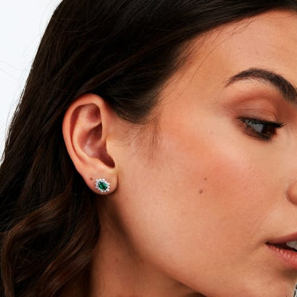 Morellato Orecchini Duchessa con Zircone Verde