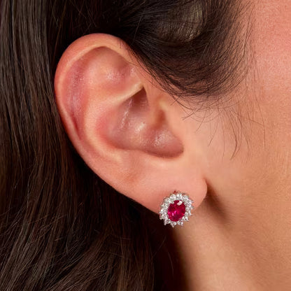 Morellato Orecchini con Zircone Rosso