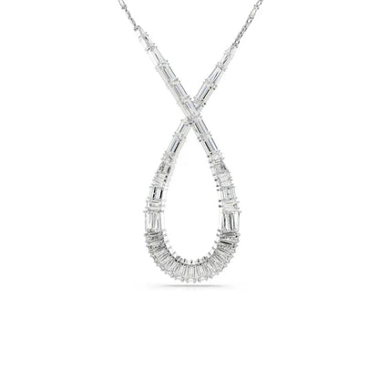 Swarovski Collana Hyperbola Pendente Con Goccia Di Cristalli