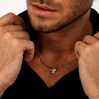 Morellato Collana con Croce e Dettaglio Dorato