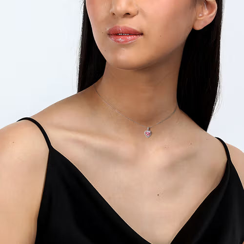 Morellato Collana Nobile Cuore Rosso con Zirconi