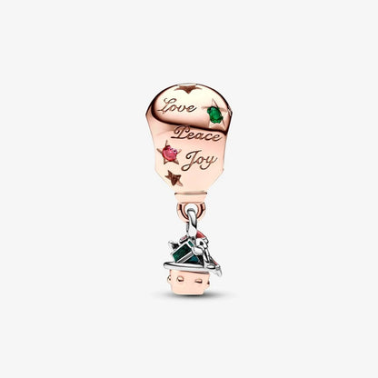 Pandora Charm Pendente Babbo Natale in Mongolfiera