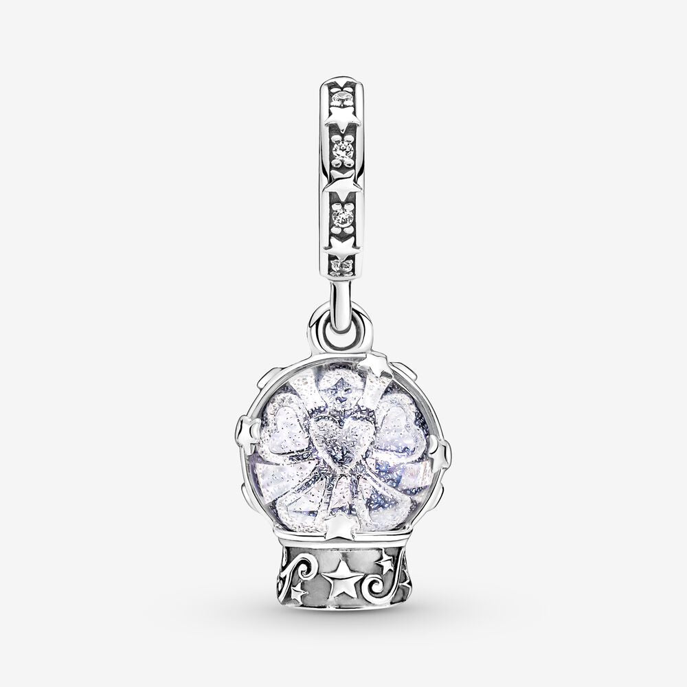 Pandora Charm Pendente Vetro di Murano Sfera Natalizia