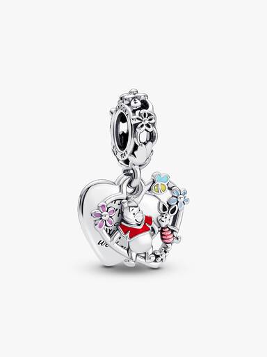 Pandora Charm Disney, Winnie the Pooh, Pendente Winnie e Pimpi
