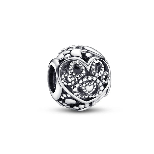 Pandora Charm Openwork Zampina e Cuori