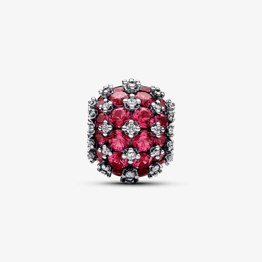 Pandora Charm Pavè Pietre Luminose Fucsia