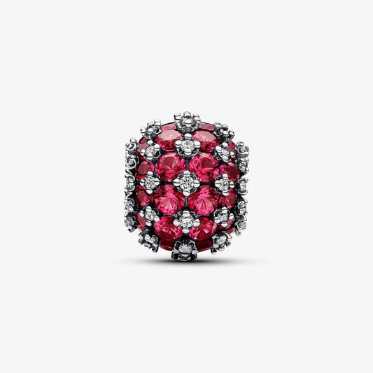 Pandora Charm Pavè Pietre Luminose Fucsia