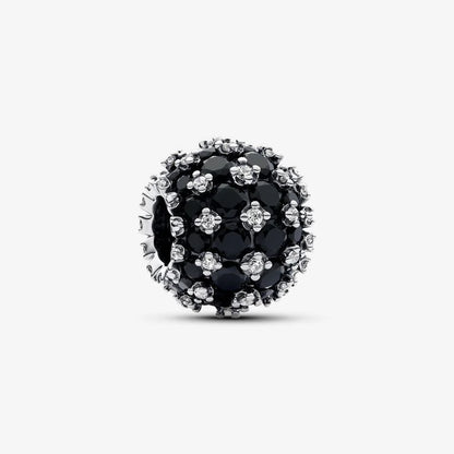 Pandora Charm Pavè Pietre Luminose Nere