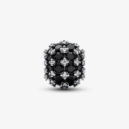 Pandora Charm Pavè Pietre Luminose Nere