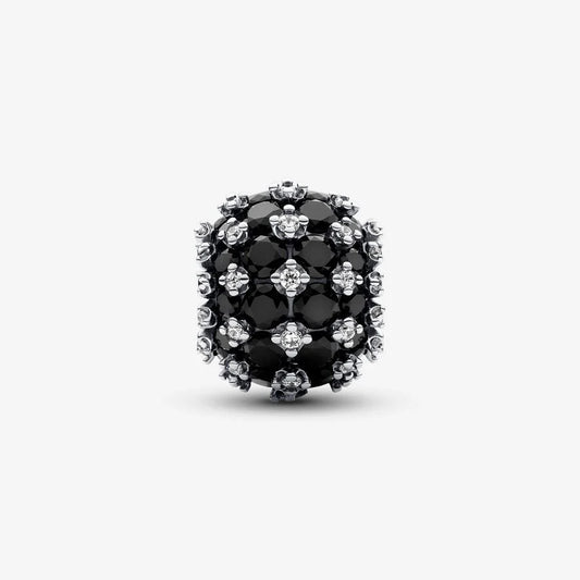 Pandora Charm Pavè Pietre Luminose Nere