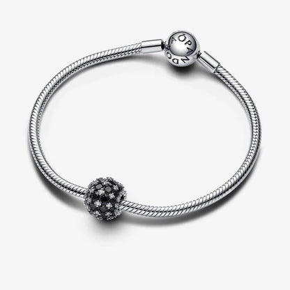 Pandora Charm Pavè Pietre Luminose Nere