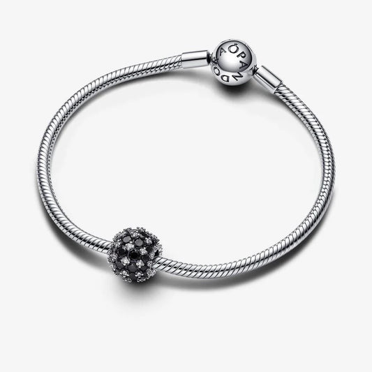 Pandora Charm Pavè Pietre Luminose Nere