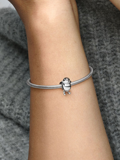Pandora Charm Pinguino con gli Sci