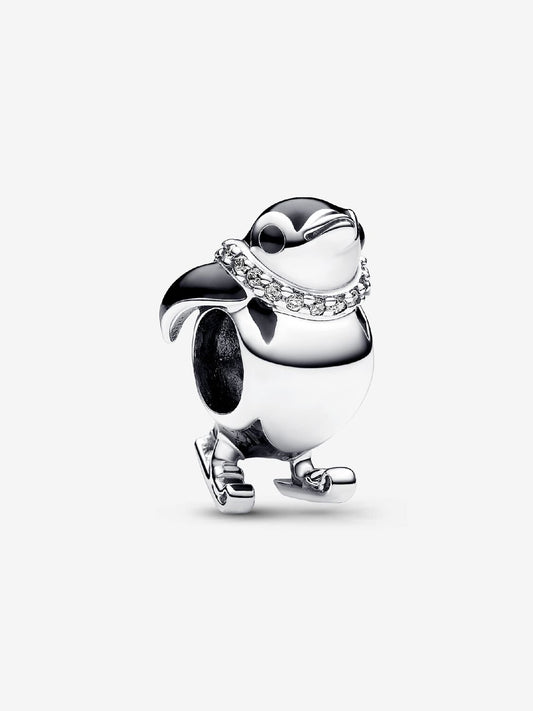 Pandora Charm Pinguino con gli Sci