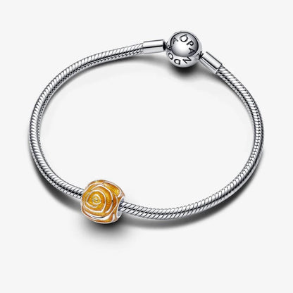 Pandora Charm Rosa Gialla