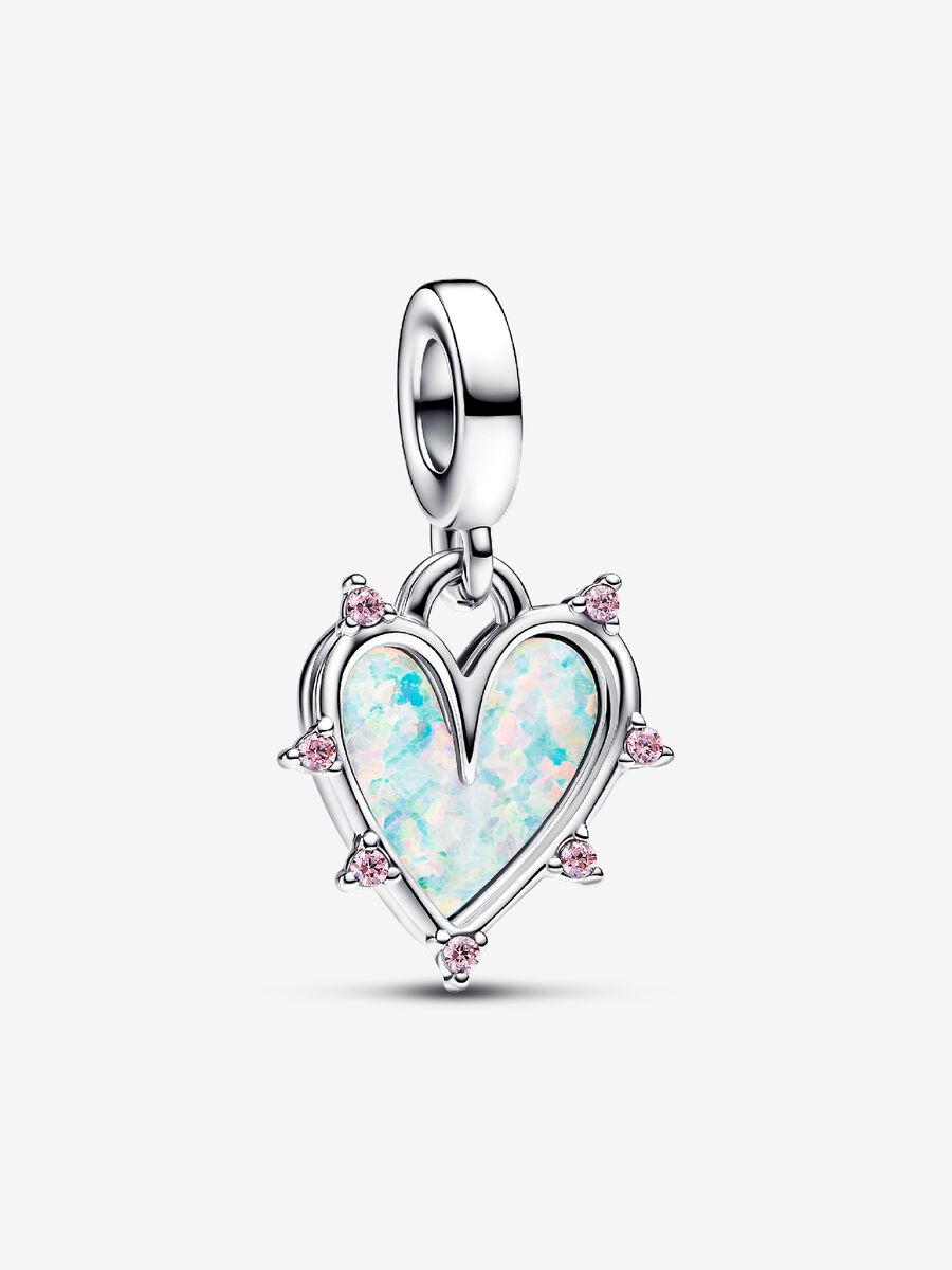 Pandora Charm Pendente Cuore dell'Amicizia Opale
