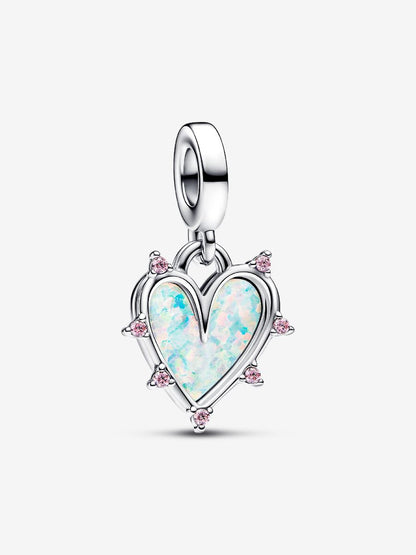 Pandora Charm Pendente Cuore dell'Amicizia Opale