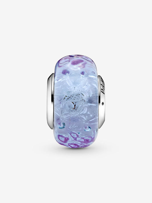 Pandora Charm Vetro di Murano Lavanda