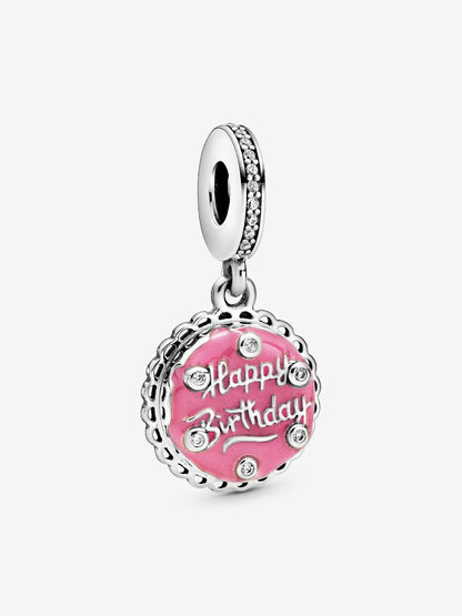 Pandora Charm Pendente Torta di Compleanno Rosa