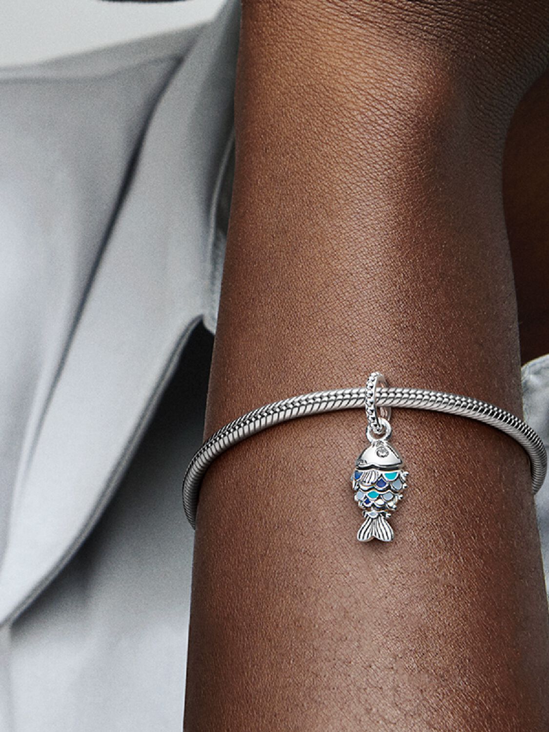 Pandora Charm pendente Pesce Blu