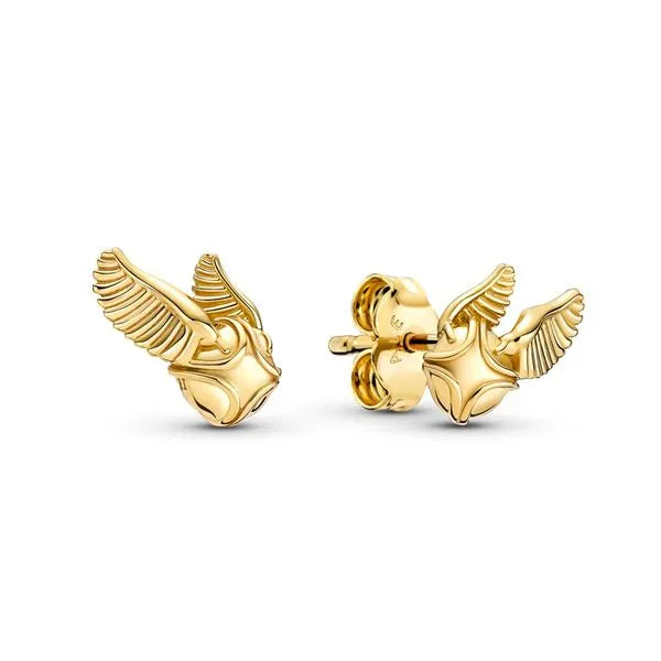 Pandora Orecchini Dorati Harry Potter Boccino d'Oro