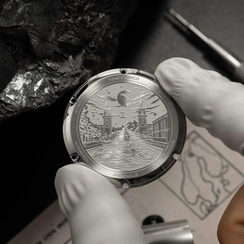 Venezianico Orologio Automatico Arsenale Meteorite
