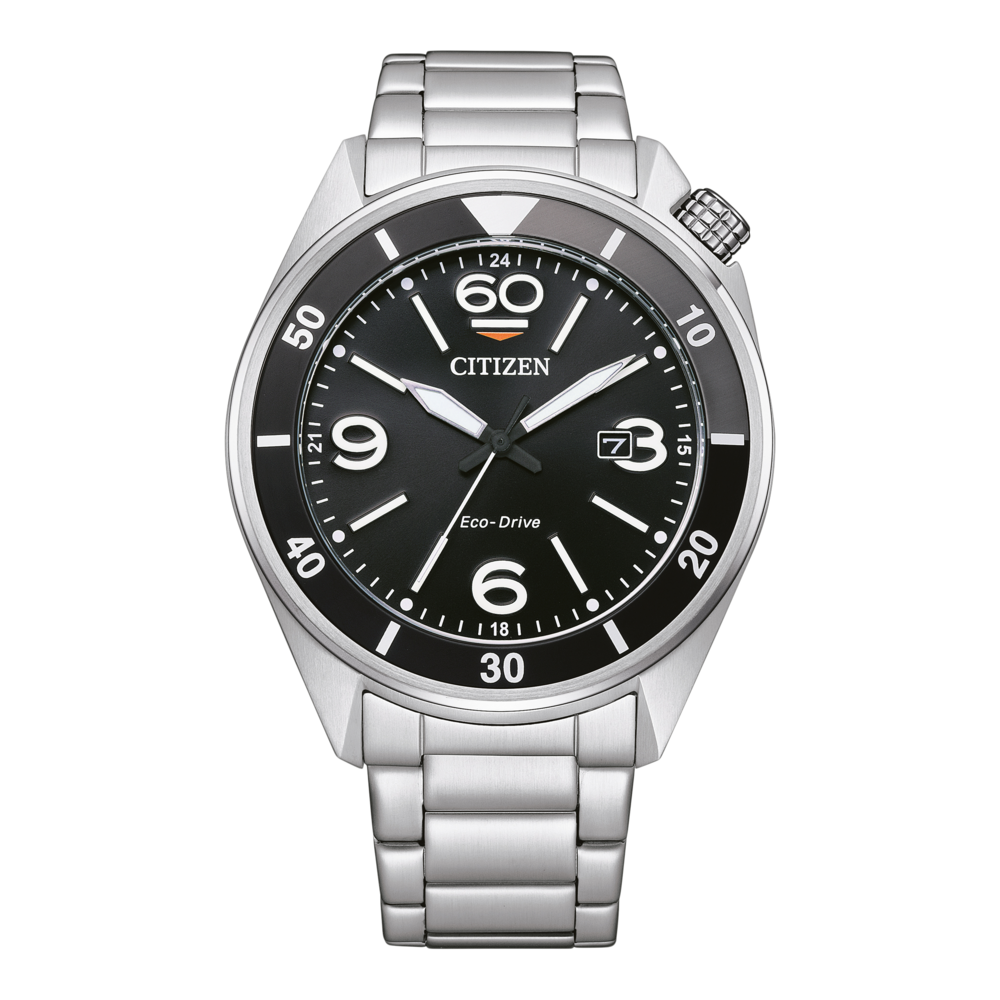 Citizen Orologio Uomo Eco Drive Seaplane Nero AW1710-80E