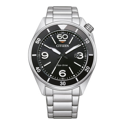 Citizen Orologio Uomo Eco Drive Seaplane Nero AW1710-80E