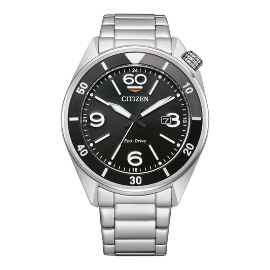 Citizen Orologio Uomo Eco Drive Seaplane Nero AW1710-80E