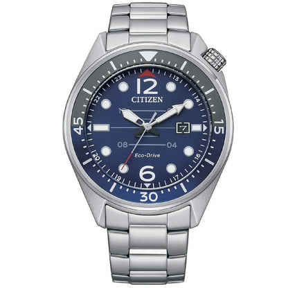 Citizen Orologio Uomo Eco Drive Seaplane Blu AW1716-83L