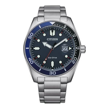 Citizen Orologio Uomo Eco Drive Marine Blu AW1761-89L