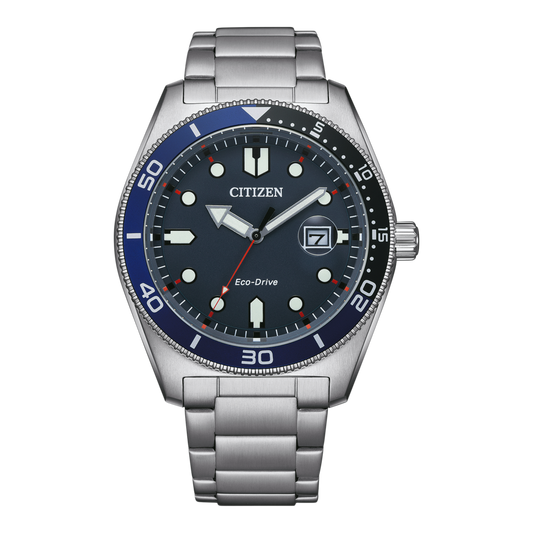 Citizen Orologio Uomo Eco Drive Marine Blu AW1761-89L