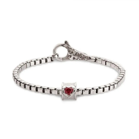 TUUM Bracciale Donna Con Topazio Cuore