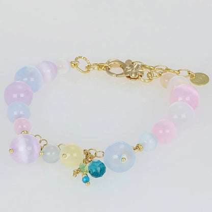 NIVY Bracciale Pietre Naturali Pastello