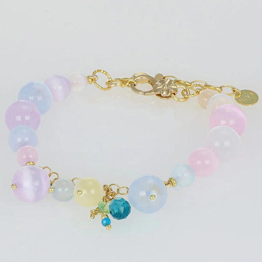 NIVY Bracciale Pietre Naturali Pastello