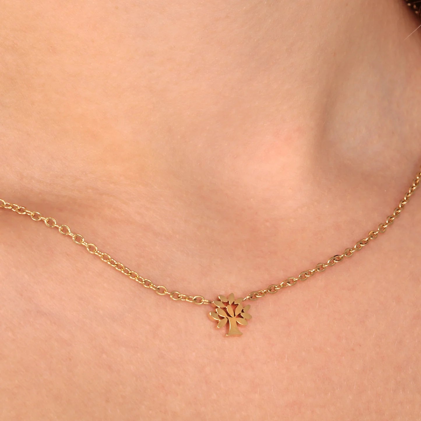 La Petite Story Collana Con Albero della Vita e Zircone