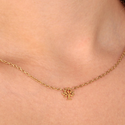 La Petite Story Collana Con Albero della Vita e Zircone