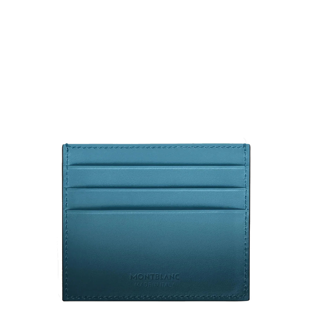 Montblanc Porta carte 6 scomparti Meisterstück Blu fumé 199268