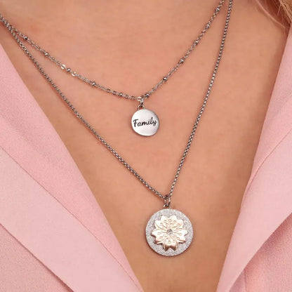 La Petite Story Collana Con Scritta Family